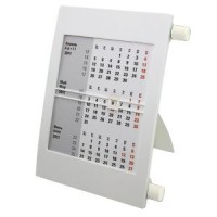 Календарь настольный на 2 года; белый; 18х11 см; пластик; тампопечать