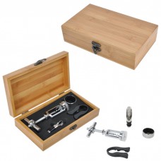 Набор для вина (4 предмета); 23х13х5 см; дерево