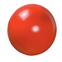 Мяч пляжный надувной; красный; D=40-50 см